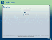 Tablet Screenshot of doctorportal.lifesupportinc.com